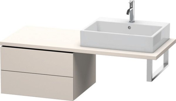 Duravit L-Cube Unterschrank für Konsole Taupe Supermatt 620x547x400 mm - LC583808383