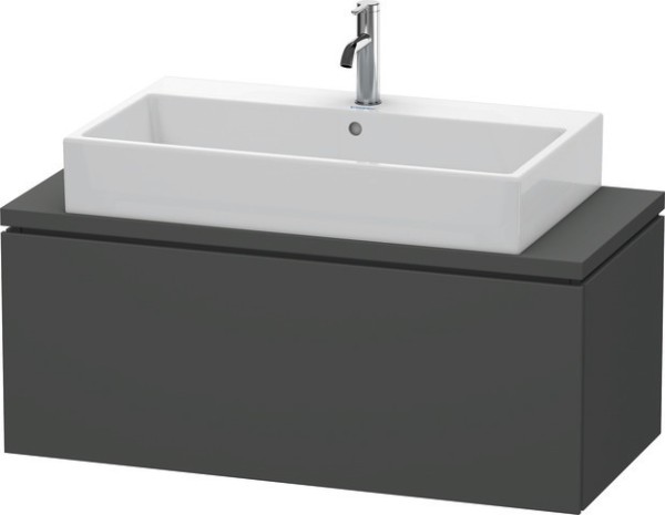 Duravit L-Cube Konsolenwaschtischunterbau wandhängend Graphit Matt 1020x477x400 mm - LC580404949