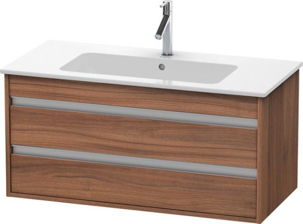 Duravit Ketho Waschtischunterbau wandhängend Nussbaum Matt 1000x475x480 mm - KT643007979