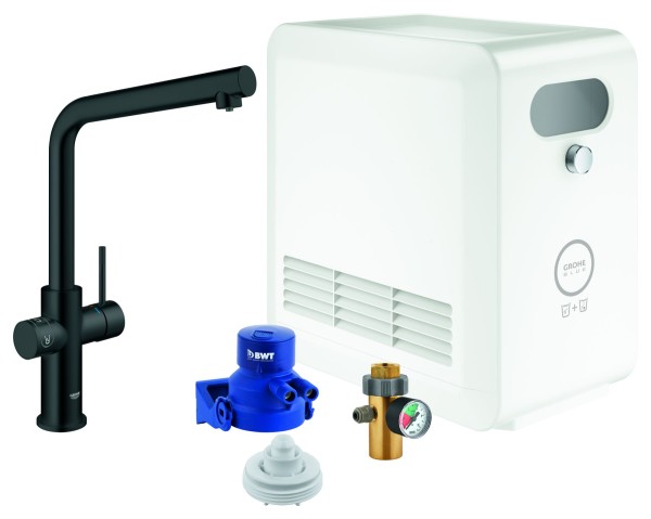 GROHE L-Auslauf Set GROHE Blue Professional 31347_3 L-Auslauf BT/WIFI velvet black, 31347KS3