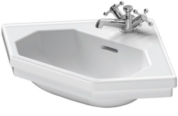 Duravit Serie 1930 Eck-Handwaschbecken Weiß Hochglanz 595 mm - 0793420000