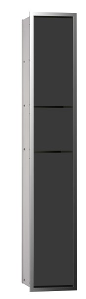 Emco asis WC-Modul (150), Unterputz, 964mm, ohne Einbau-Rahmen,chrom/schwarz, 976027964