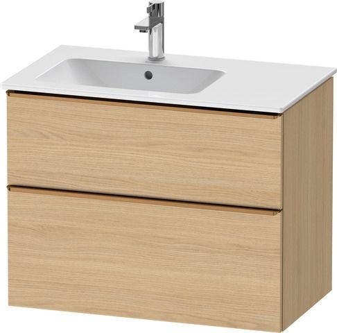 Duravit D-Neo Waschtischunterbau wandhängend Natur Eiche Matt 810x462x625 mm - DE4366004300000