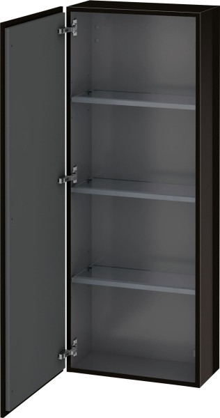 Duravit L-Cube Halbhochschrank Schwarz Hochglanz 500x243x1320 mm - LC1169L4040