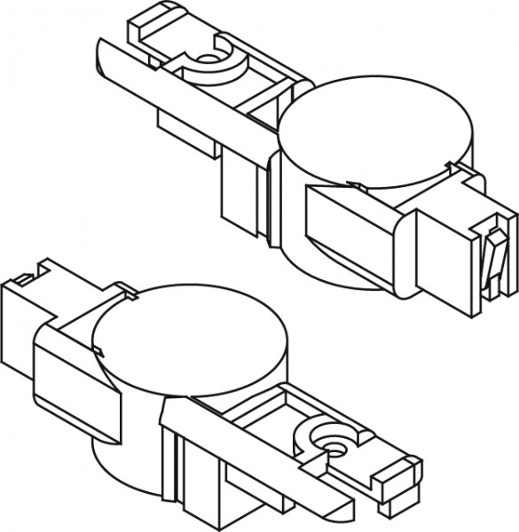 Kermi EBIN004 Set Lager, silber, 2533575