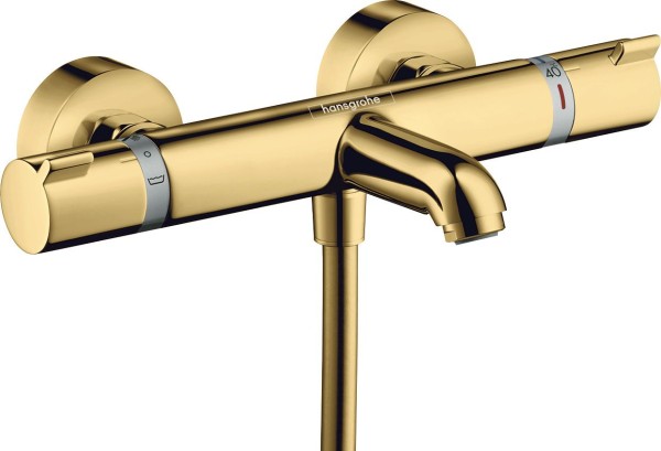 Hansgrohe Thermostat Ecostat Comfort Wanne Aufputz DN15 Polished Gold-Optik, 13114990