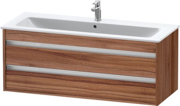 Duravit Ketho Waschtischunterbau wandhängend Nussbaum Matt 1200x475x480 mm - KT643107979