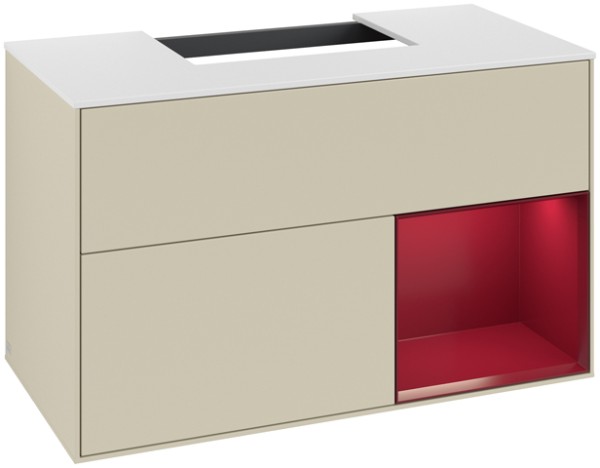 Villeroy & Boch Waschbeckenunterschrank Finion F12 1000x603x501mm m Bel FK/RE/AP: HJ/HB/1