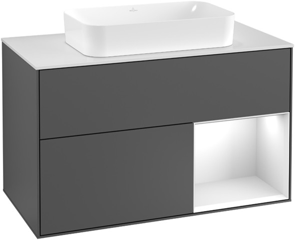 Villeroy & Boch Waschbeckenunterschrank Finion F25 1000x603x501mm m Bel FK/RE/AP: GM/HJ/2