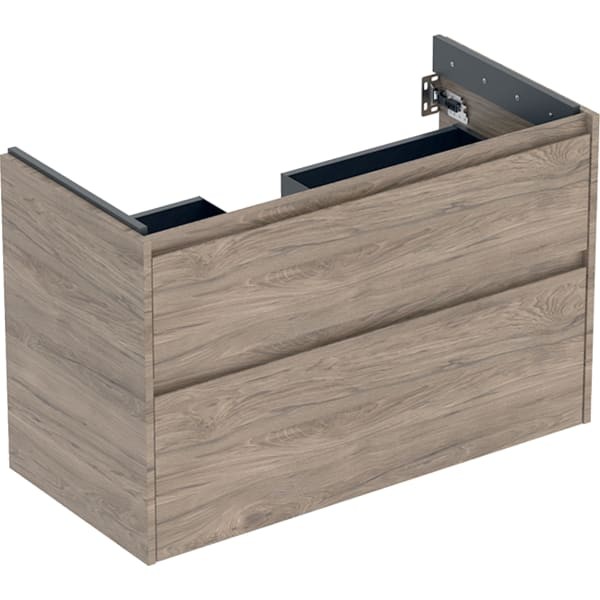 Geberit Renova Plan Unterschrank für Waschtisch, mit zwei Schubladen: 94.8x60.6x44.6cm, 504032JR1
