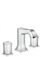 Hansgrohe 3-Loch Hansgrohe 3-Loch Waschtischarmatur 110 Metropol Classic chrom mit Zerogriff, 31304000 , 31304000