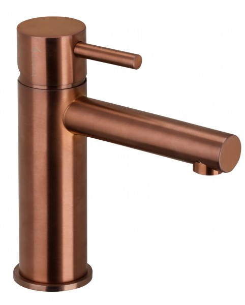 Herzbach Design iX Waschtisch-ELB mit Ablauf Edelstahl Copper, 21.133100.1.39