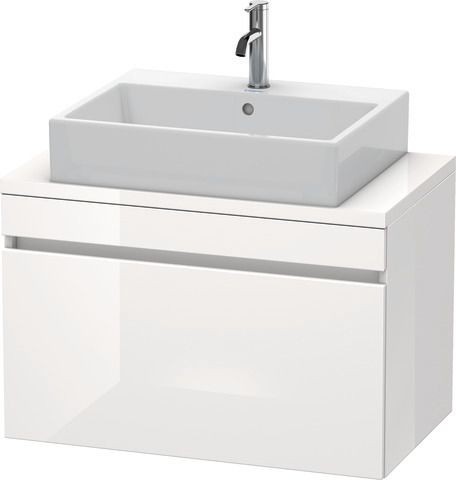Duravit DuraStyle Konsolenwaschtischunterbau wandhängend Weiß Hochglanz 800x478x512 mm - DS530202222