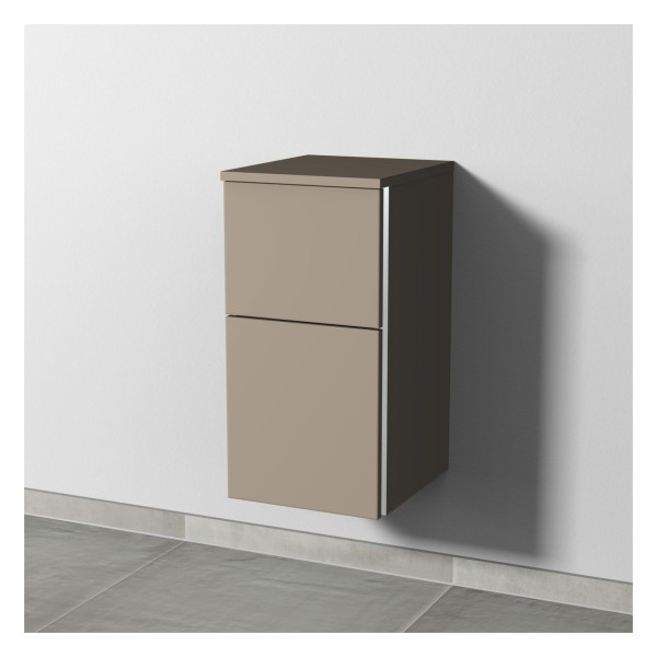 Sanipa 3way Unterschrank mit 2 Auszügen, Sandgrau-Matt, BS14267