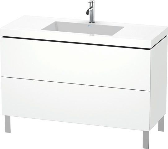 Duravit L-Cube c-bonded Set bodenstehend Weiß 1200x480x698 mm - LC6939O8484