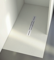 Fiora Silex Privilege Fiora Silex Privilege Duschwanne, Breite 110 cm, Länge 140 cm, Farbe: weissgrau