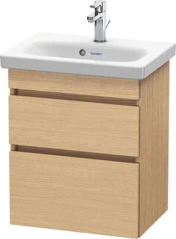Duravit DuraStyle Waschtischunterbau wandhängend Natur Eiche Matt 500x368x610 mm - DS640303030