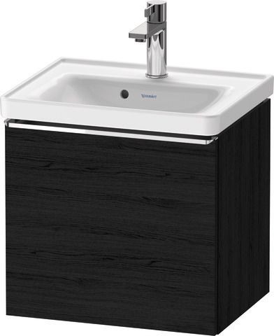 Duravit D-Neo Waschtischunterbau wandhängend Eiche Schwarz Matt 484x372x440 mm - DE4248010160000