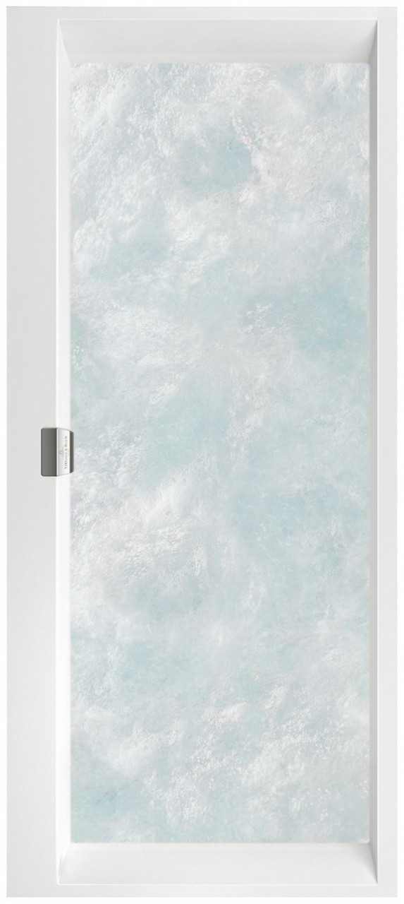 Villeroy & Boch Whirlpool SquaroEdge12, weiss, Combipool Entry, T. Pos. 2, Trio Ablauf UCE170SQE2B2V01