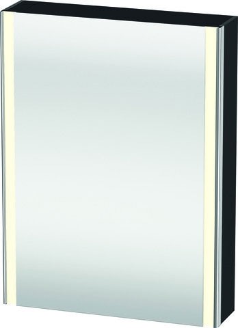 Duravit XSquare Spiegelschrank Graphit 600x155x800 mm - XS7111L80801000