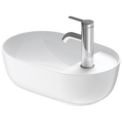 Duravit Luv Aufsatzbecken Weiß Hochglanz / Weiß Seidenmatt, 420 mm - 0381422600