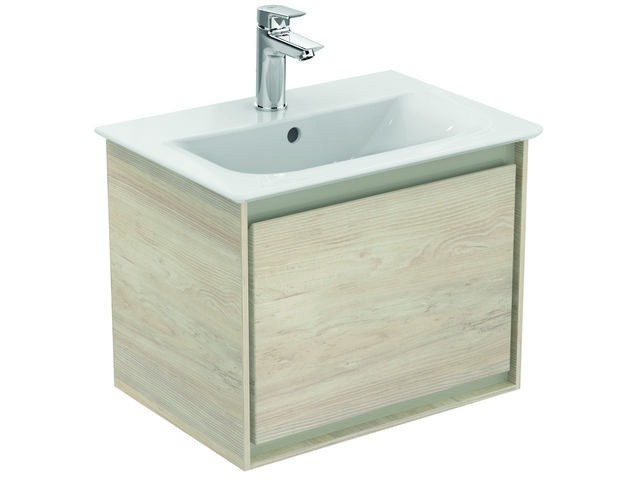 Ideal Standard Ersatzteil Schubladenfront CONNECT AIR, f. WTU 500mm, Pinie u. Braun matt, EF649UK EF649UK
