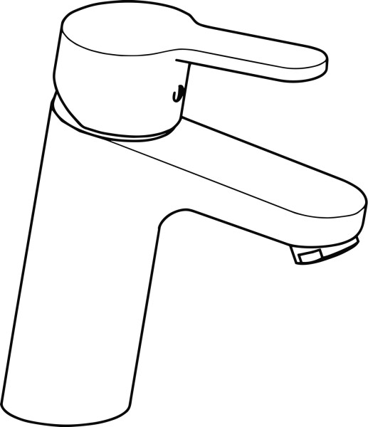 Hansa Waschtisch-Einhandmischer Hansaprimo XL verchromt, 49372203
