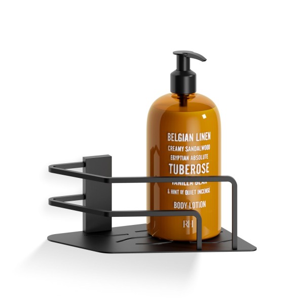 Giese Duschkorb Seaside Eckmodell schwarz matt, 30780-14