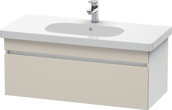 Duravit DuraStyle Waschtischunterbau wandhängend Taupe & Weiß Matt 1000x453x398 mm - DS638509118