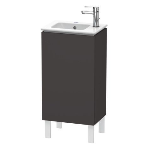 Duravit L-Cube Waschtischunterbau bodenstehend Graphit Supermatt 420x294x704 mm - LC6273R8080