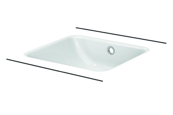 Bette Waschtisch Rechteck One Unterbau 000