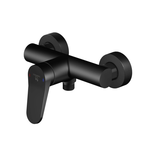 Steinberg Serie 340 Aufputz-Einhebelmischer 1/2", für Dusche, matt black, 3401200S