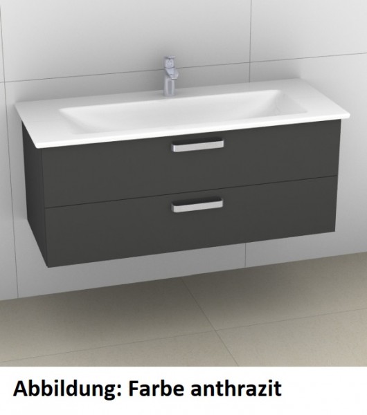Artiqua 414 Waschtischunterschrank für Venticello 4104CG, Eiche Ribbeck quer NB, 414-WU2L-V113-7187-