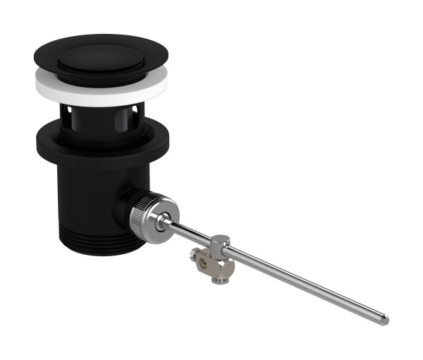 Hansgrohe Ablaufventil Waschtischmischer und Bidetmischer DN32 mattschwarz, 94139670