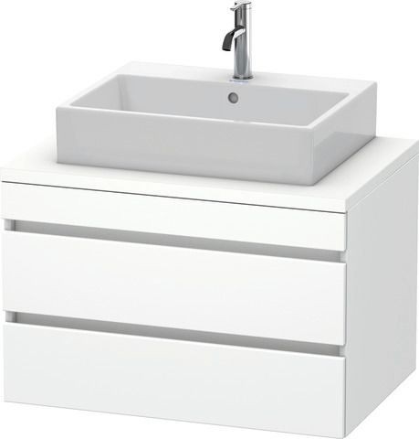 Duravit DuraStyle Konsolenwaschtischunterbau wandhängend Weiß Matt 800x548x512 mm - DS531701818