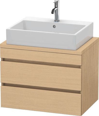 Duravit DuraStyle Konsolenwaschtischunterbau wandhängend Natur Eiche Matt 700x478x512 mm - DS5306030