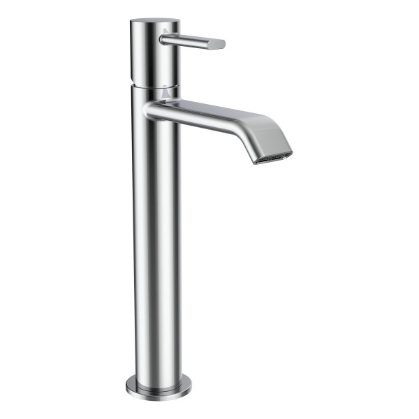 LAUFEN Waschtischarmatur MEDA Festauslauf Ausladung 120 mm ohne Ablaufventil chrom