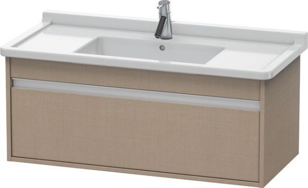 Duravit Ketho Waschtischunterbau wandhängend Leinen Matt 1000x455x410 mm - KT666507575