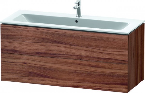 Duravit L-Cube Waschtischunterbau wandhängend Nussbaum Matt 1220x481x550 mm - LC624307979