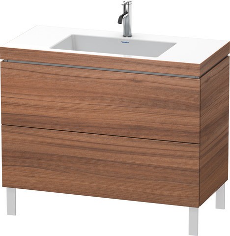 Duravit L-Cube c-bonded Set bodenstehend Nussbaum Matt 1000x480x698 mm - LC6938O7979