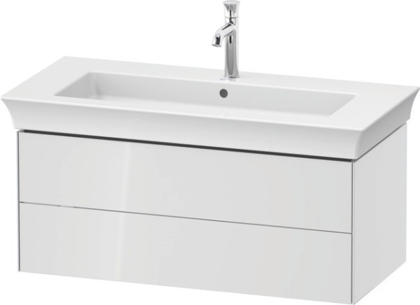 Duravit White Tulip Waschtischunterbau wandhängend Weiß Hochglanz 984x458x410 mm - WT4342085850010
