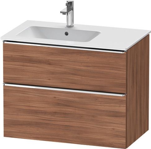 Duravit D-Neo Waschtischunterbau wandhängend Nussbaum Matt 810x462x625 mm - DE4366010790000