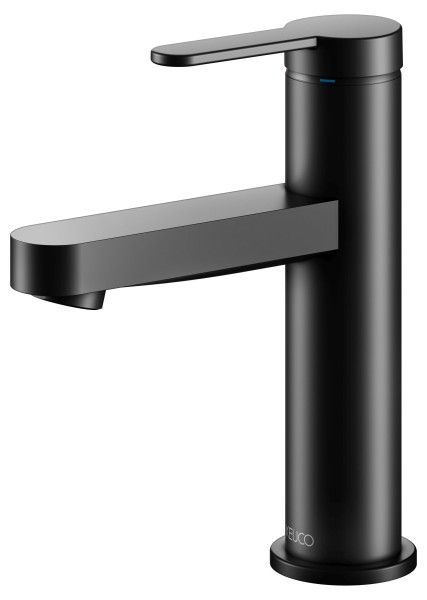 Keuco IXMO Flat Black Selection Einhebel-Waschtischmischer 100, ohne Ablaufgarnitur, schwarz matt
