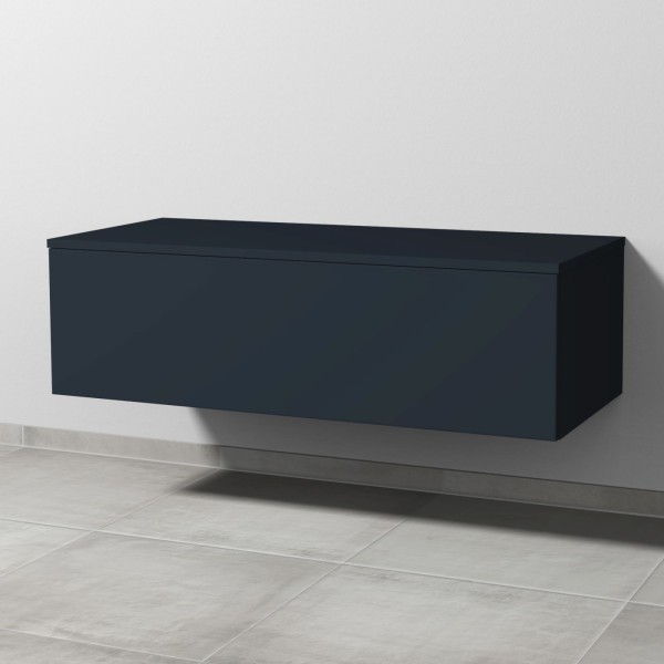 Sanipa Anbau-/Solitärschrank mit Auszug 2morrow (P3237) 340x1200x520 Marine-Matt, P32371R