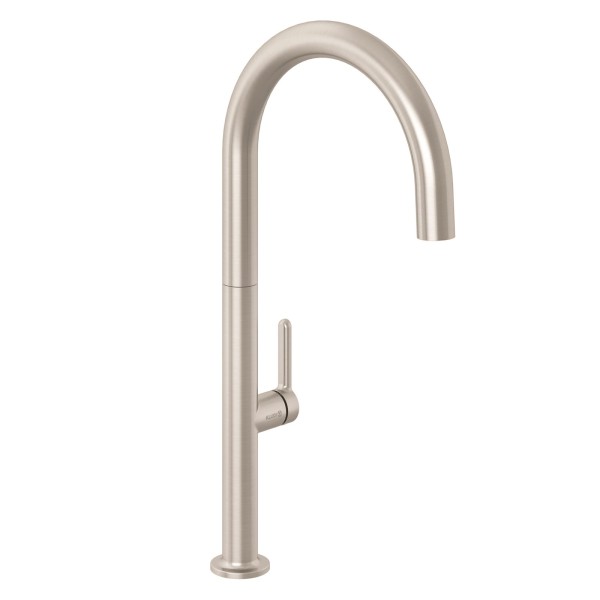 KLUDI-AUREA Spültisch-Einhandmischer seitliche Bedienung Stainless Brushed Nickel