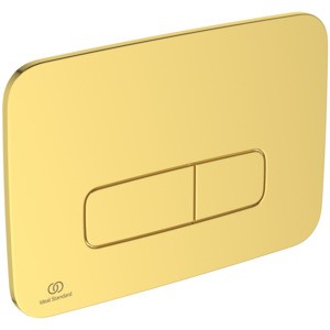 Ideal Standard Betätigungsplatte M3 Oleas mechanische Auslösung Brushed Gold, R0459A2