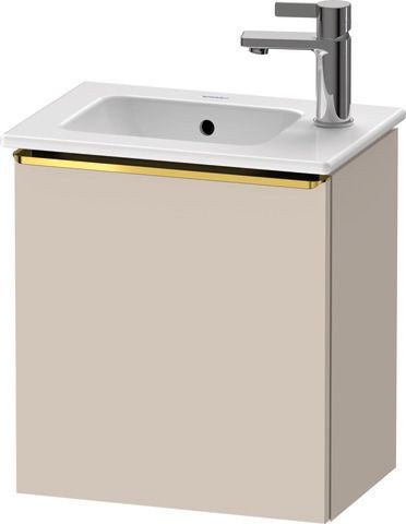 Duravit D-Neo Waschtischunterbau wandhängend Taupe Matt 410x274x440 mm - DE4259R34910000