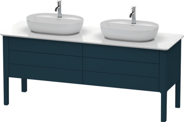 Duravit Luv Konsolenwaschtischunterbau bodenstehend Nachtblau Seidenmatt 1733x570x743 mm - LU9567B98