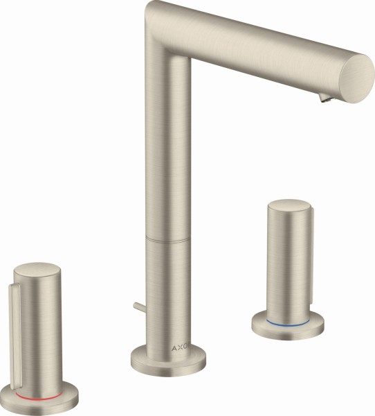 Hansgrohe 3-Loch Waschtischarmatur 200 Axor Uno Zerogriff Brushed Nickel, 45133820 , 45133820