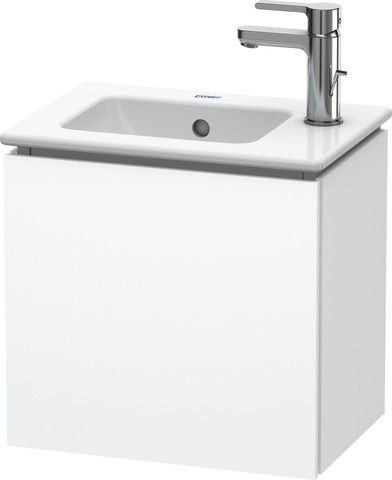 Duravit L-Cube Waschtischunterbau wandhängend Weiß Matt 420x294x400 mm - LC6272L1818